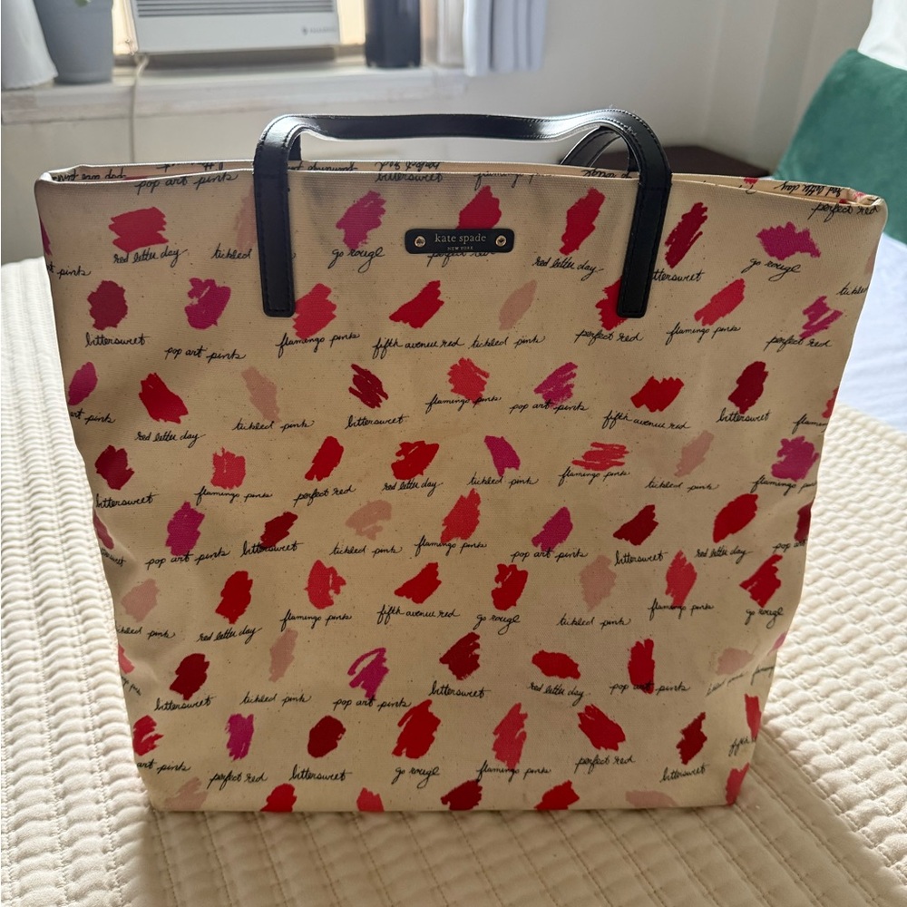 Kate Spade Multicolor Brushstroke Tote